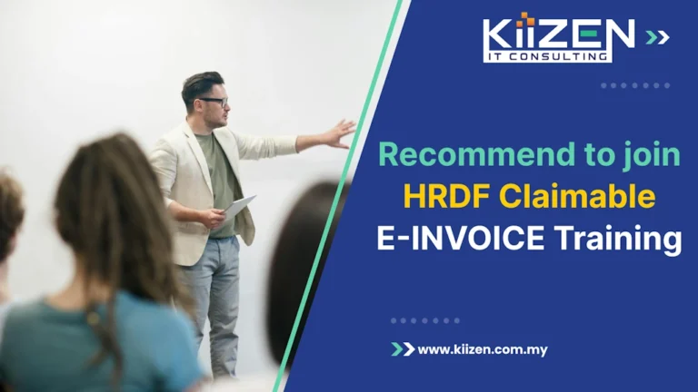 E Invoice Training HRDF Claimable