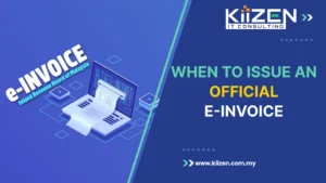 When to issue an official einvoice